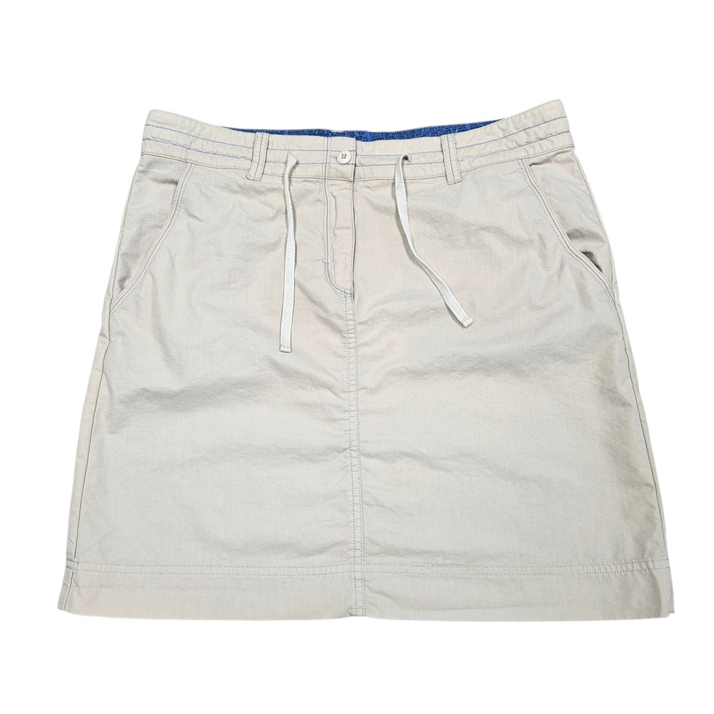 Topo Ranch Khaki Utility Drawstring Cargo Skirt Women Size‎ 10 Granola Outdoors